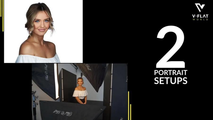 2 Portraits 2 V-Flats A Few Strobes X Josh Line-V-Flat World