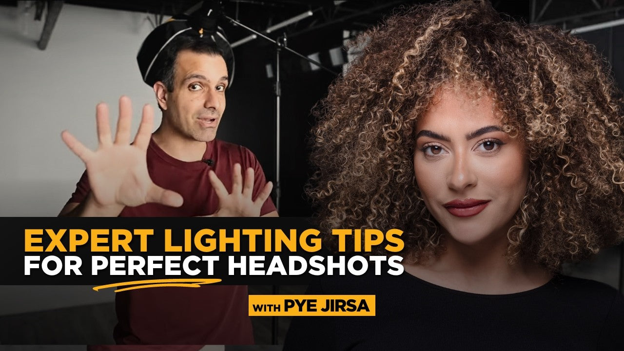 Headshot setups by Pye Jirsa