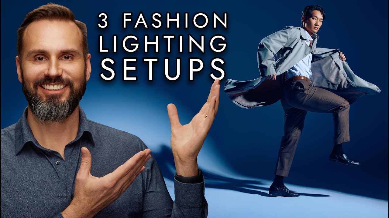 3 creative lighting setups for fashion photography by John Gress