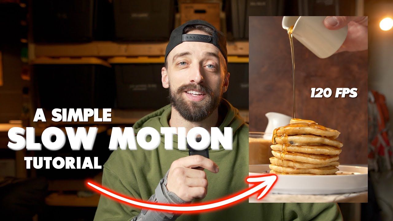 Nick Anderson video tutorial for slow motion food videos.