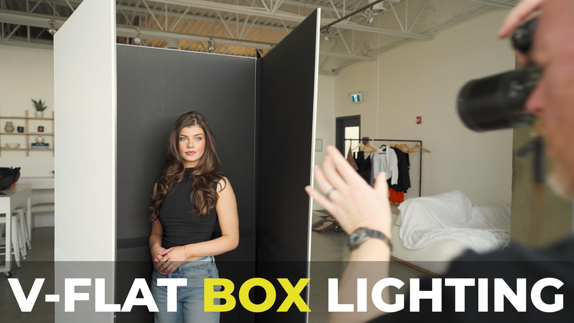 v-flat box lighting