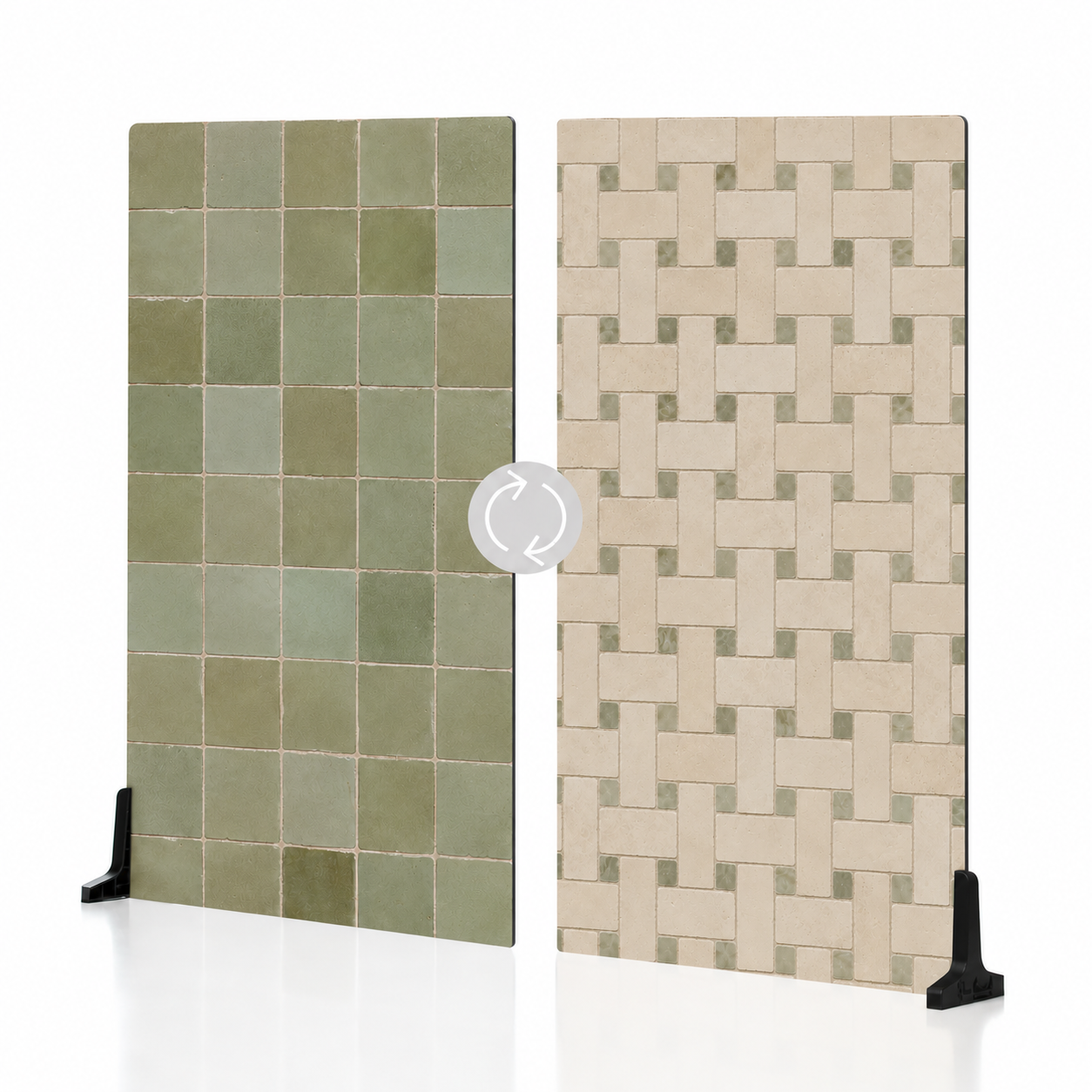 Mosaic Muted Sage / Mosaic Ivory & Sage - XL