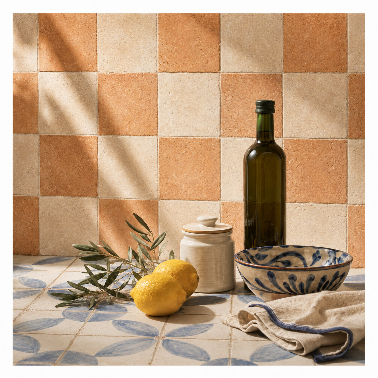Italian Tuscan Checker / Spanish Andalusian Azulejo