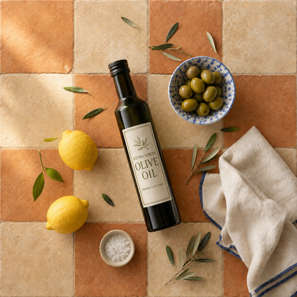 Italian Tuscan Checker / Spanish Andalusian Azulejo - XL