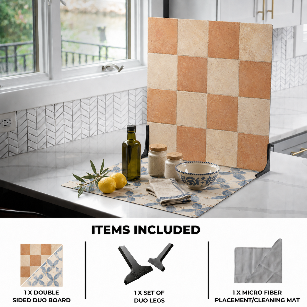 Italian Tuscan Checker / Spanish Andalusian Azulejo