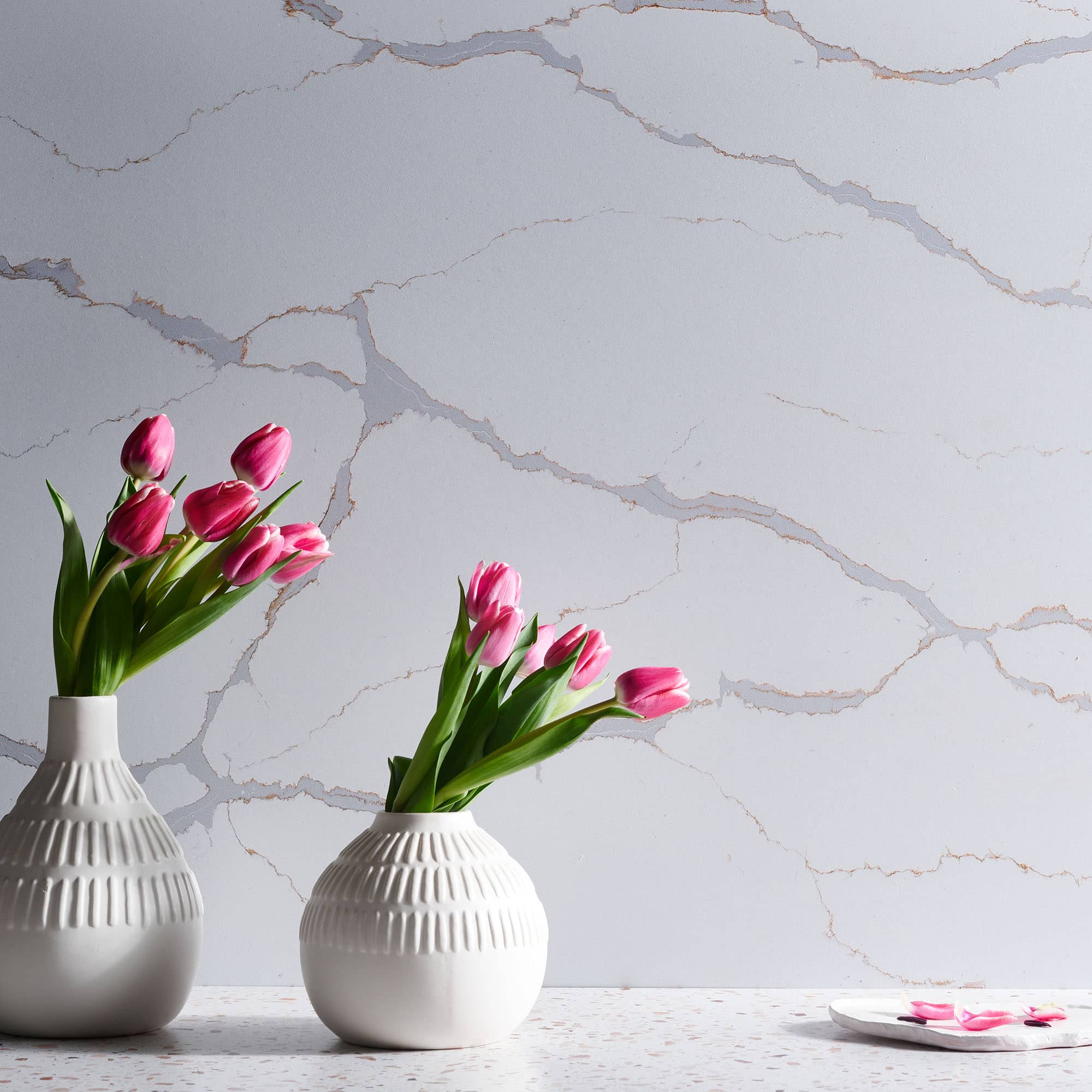 Carrara Blue/Calacatta Gold