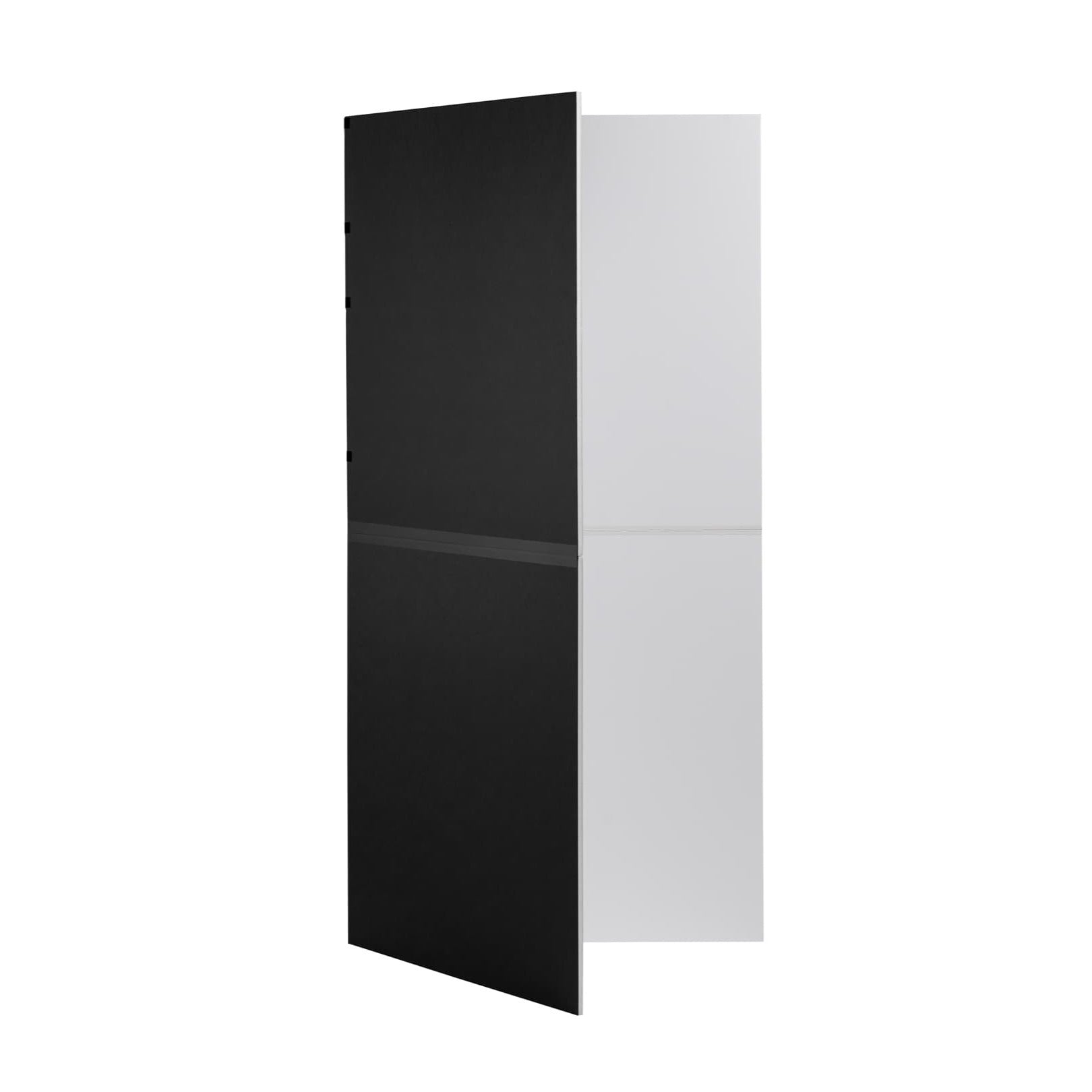 One Side Black One Side White With Black Core Foam Board 48 x 96 x 1/2 8  sheets