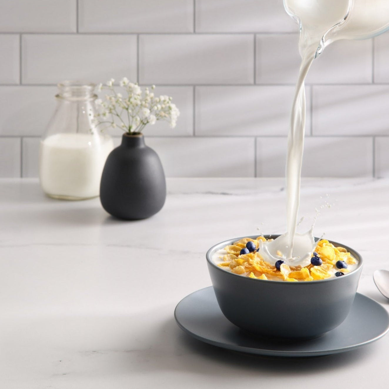 White Subway Tile/Ebony Subway Tile - XL