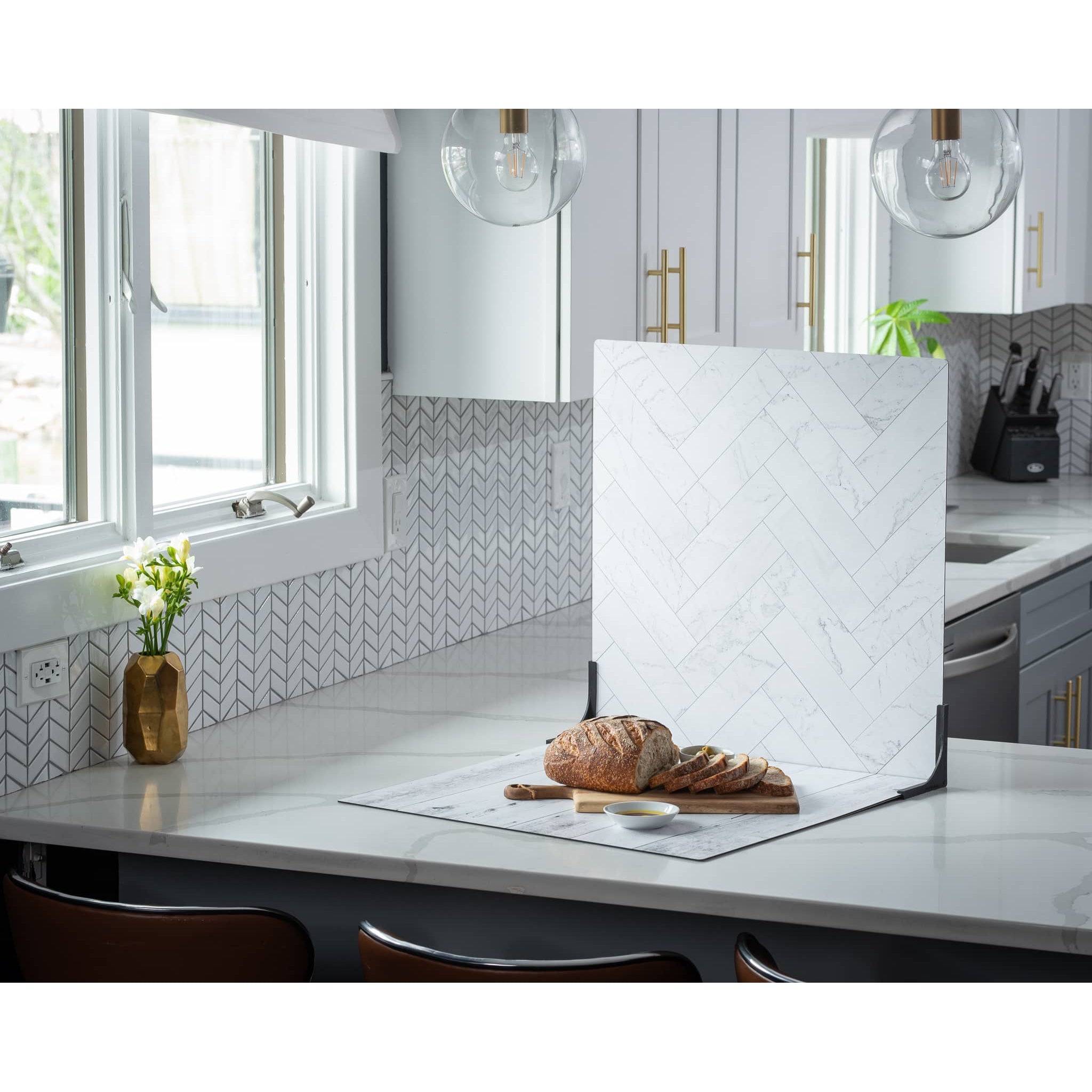 Zigzag Marble White/Zigzag Marble Black