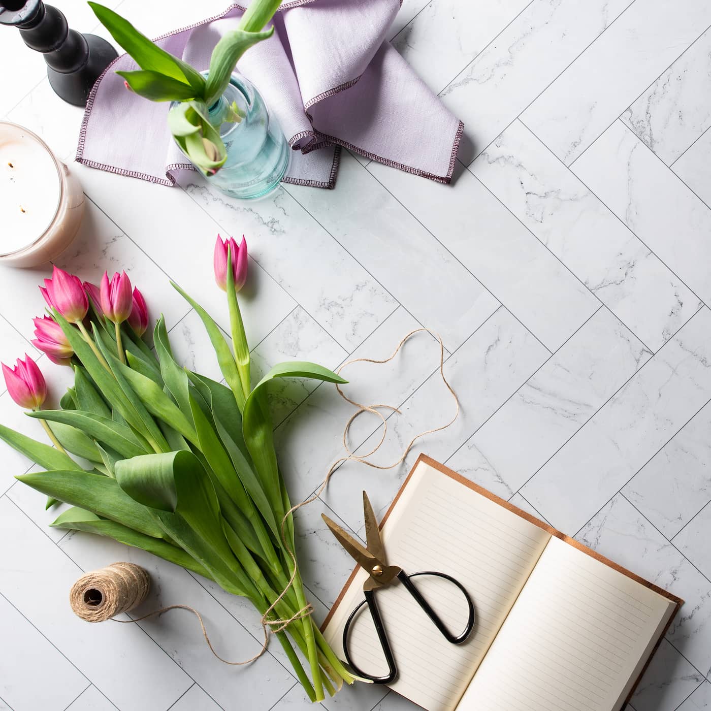 Zigzag Marble White/Zigzag Marble Black