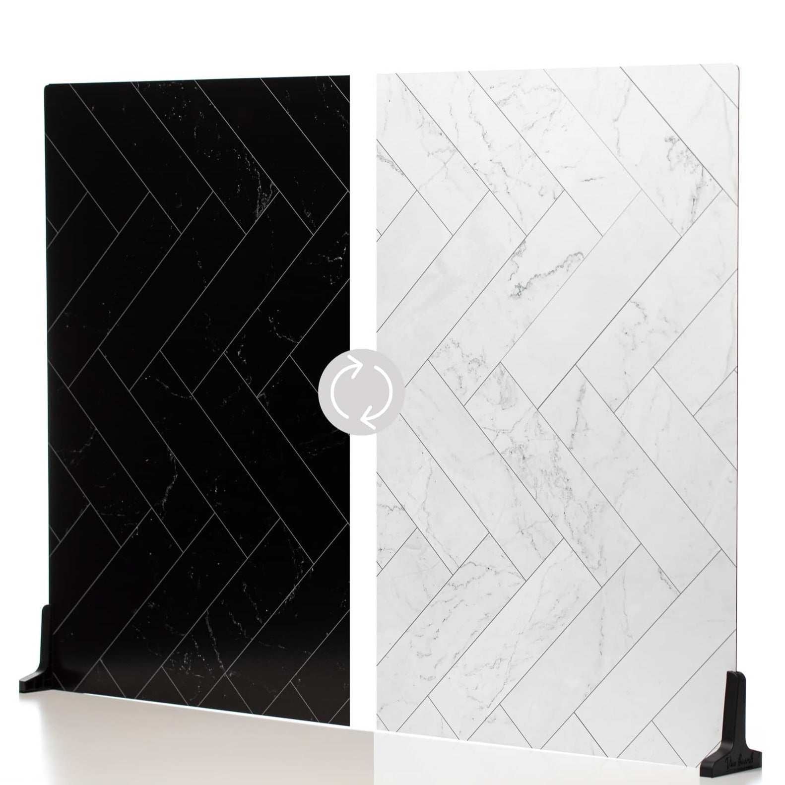 Zigzag Marble White/Zigzag Marble Black - XL