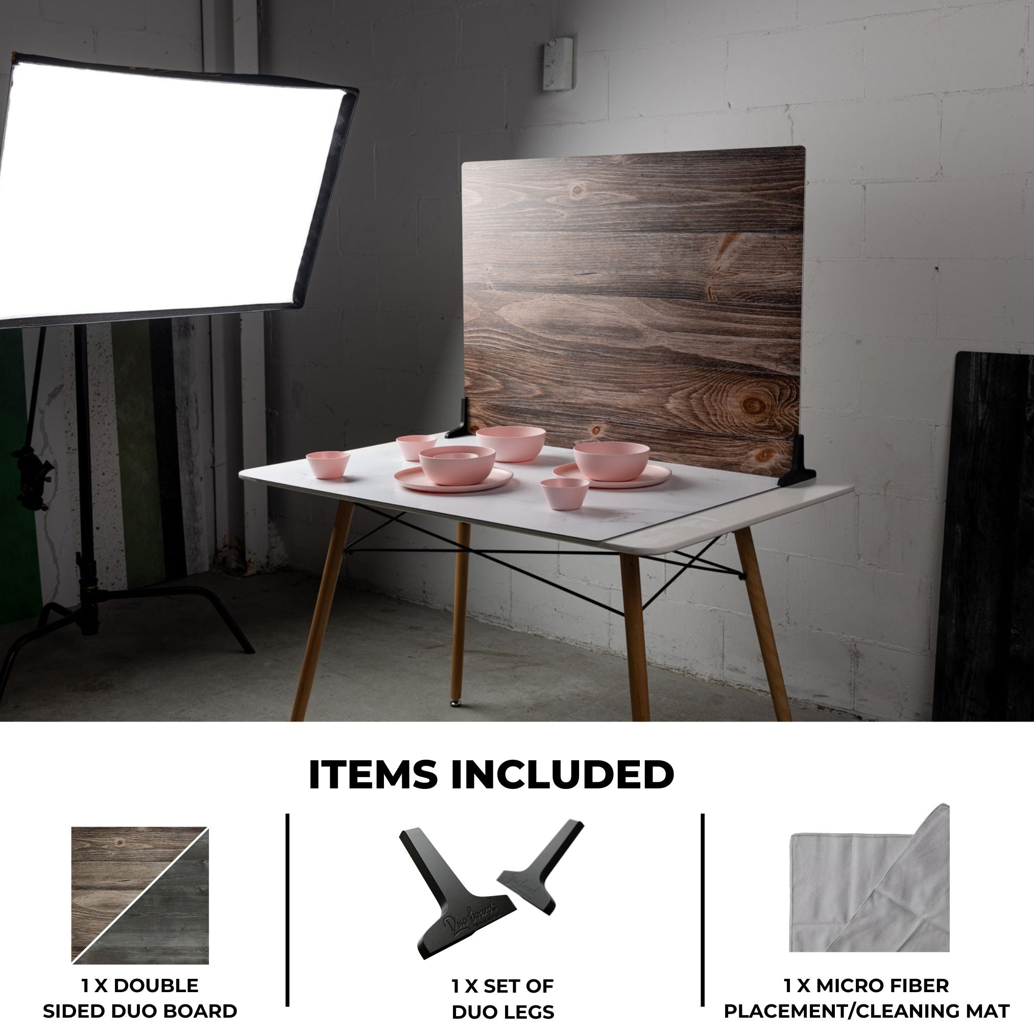 Vintage Oak/Ink Hardwood - XL