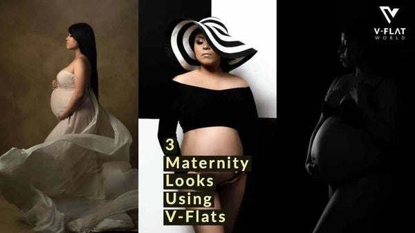 3 MATERNITY SETUPS WITH DIANA ROBLES USING V-FLATS - PHOTOGRAPHY - LIGHTING-V-Flat World