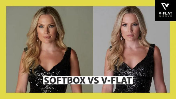 V-Flat VS Softbox comparison-V-Flat World