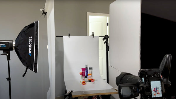 Shooting Product Photography with One Light | The Bite Shot-V-Flat World