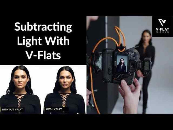 THE ART OF SUBTRACTING LIGHT WITH V-FLATS | 3 LIGHTING SETUPS-V-Flat World
