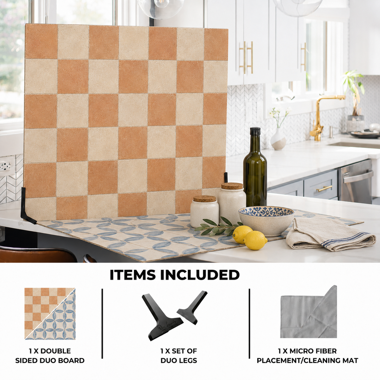 Italian Tuscan Checker / Spanish Andalusian Azulejo - XL