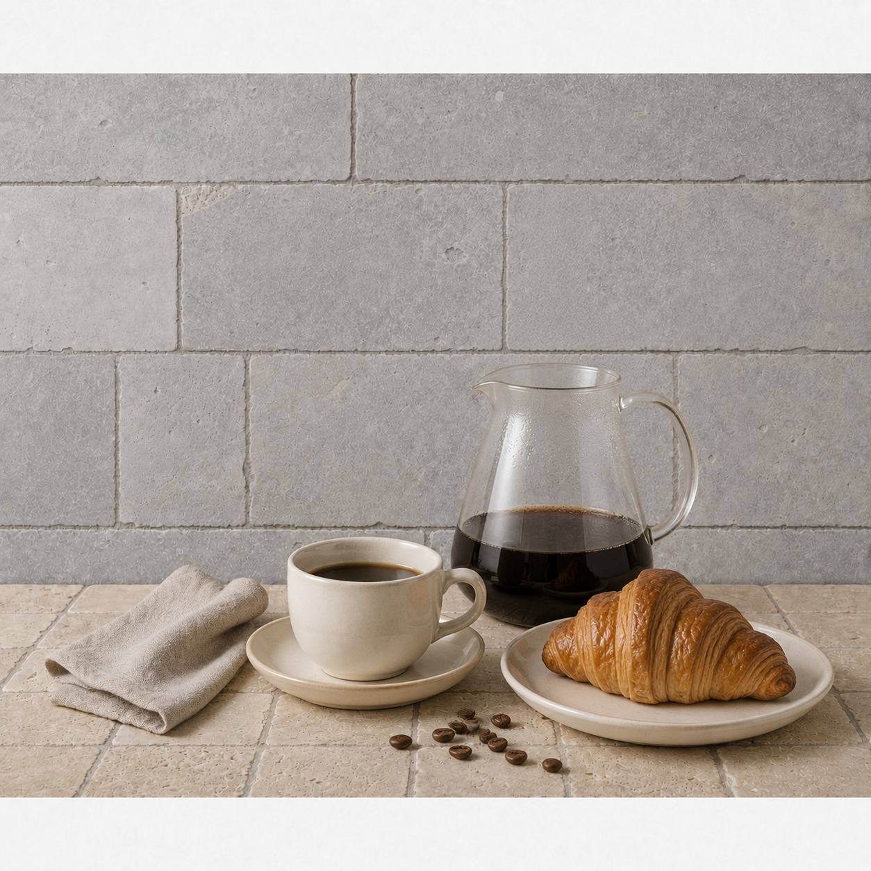 Antique Limestone Travertine / French Gray Limestone Ashlar
