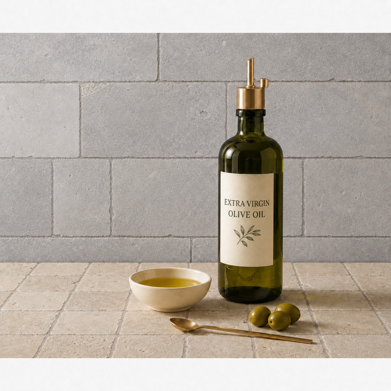 Antique Limestone Travertine / French Gray Limestone Ashlar - XL