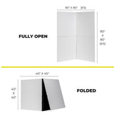 Foldable V-Flat (Black/White)