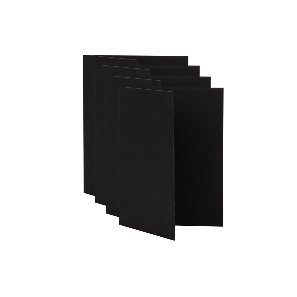 V-Flat World 48x36-Inch Tri-Fold Foam Board 4 Pack (2 White 2 Black)