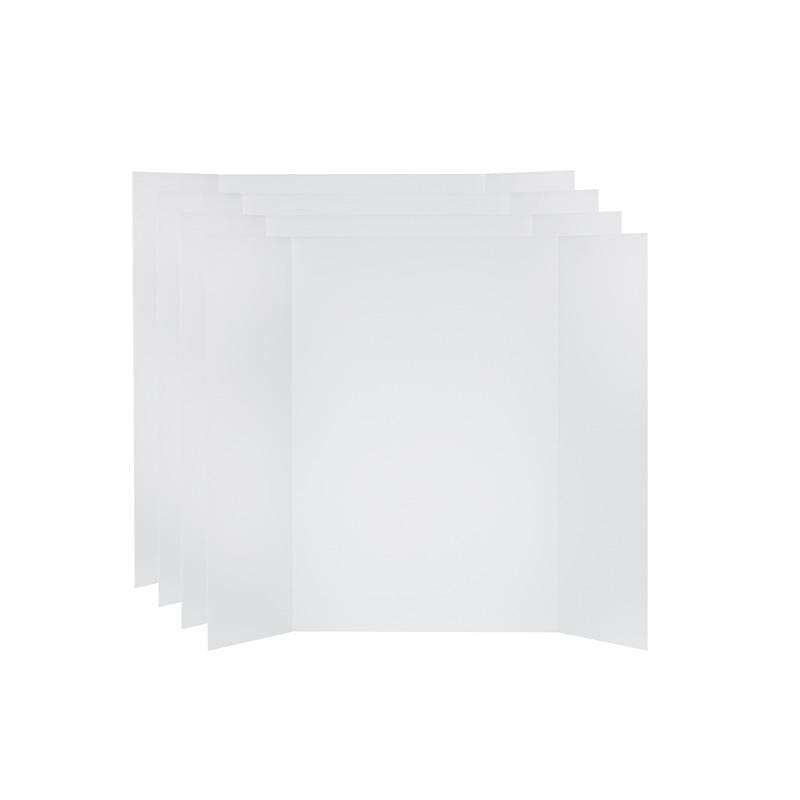 V-Flat World 48x36-Inch Tri-Fold Foam Board (4-Pack, White)