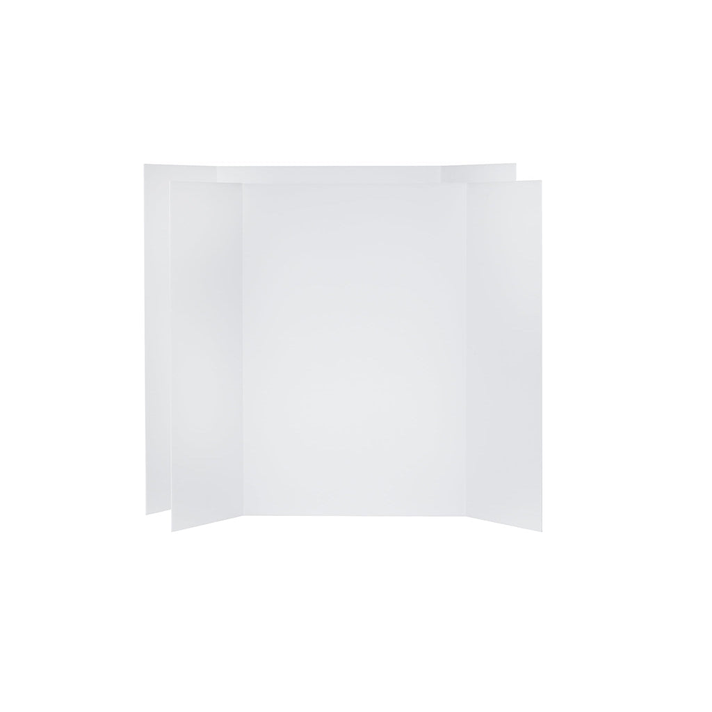 V-Flat World 48x36-Inch Tri-Fold Foam Board (4-Pack, White)